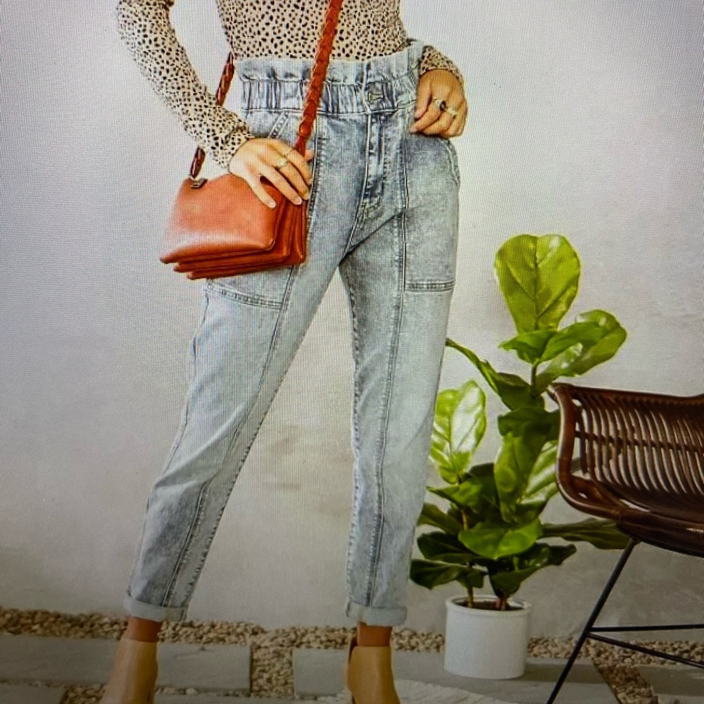 Paperbag Stretch Jean by Willow and Root, Size 25